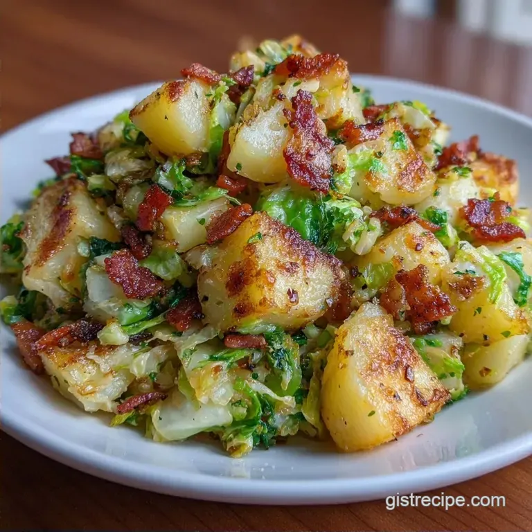 Cabbage Potato Hash: One-Pan and Crispy