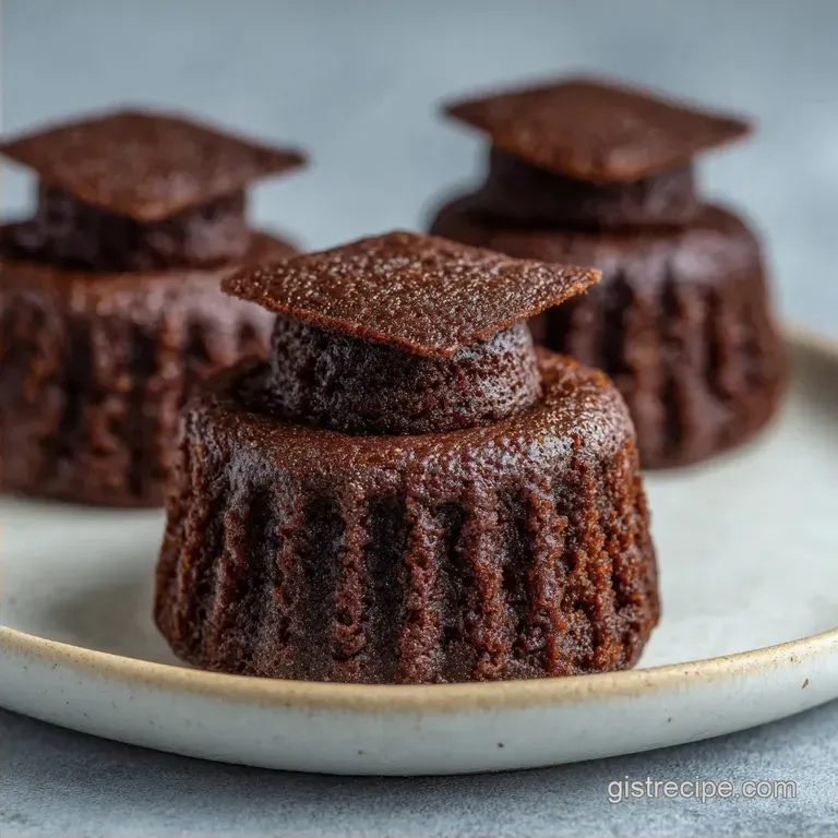 Graduation Cap Brownie Bites: Budget-Friendly