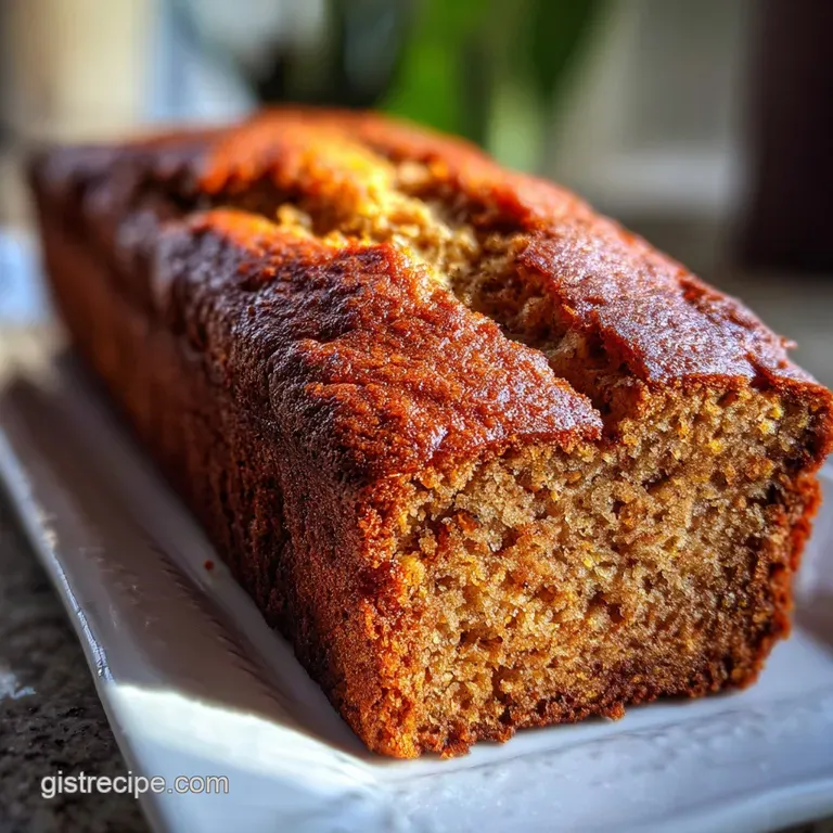 Slices of banana bread arranged on a rustic wooden board, dusted with powdered sugar and garnished with fresh banana slices.