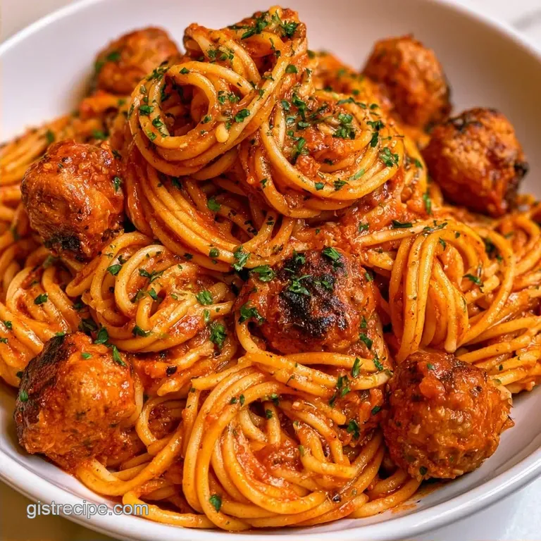 Kids Spaghetti Meatballs with Hidden Veg Sauce