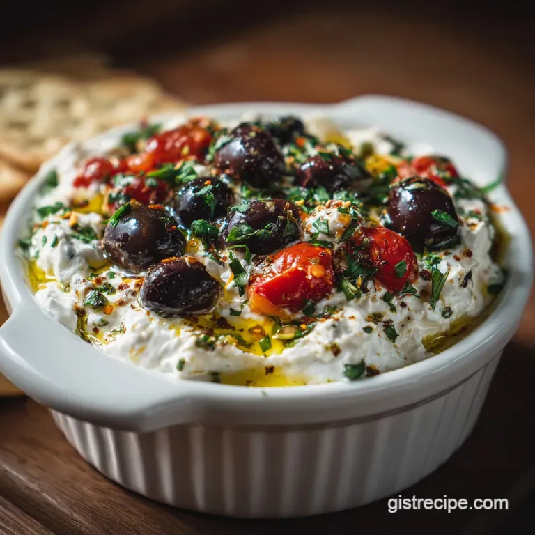 How to Make Olive Dip Football Food with Cream Cheese