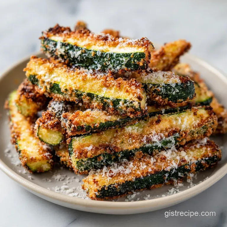 Garlic Parmesan Zucchini Fries: Ultra Crispy
