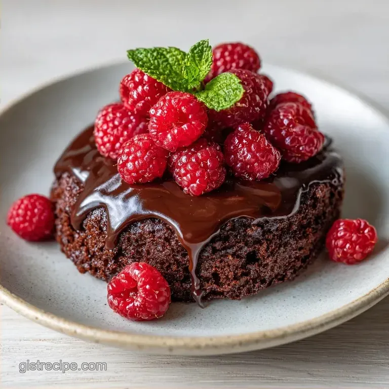 Dark Chocolate Raspberry Cake: Rich and Fudgy