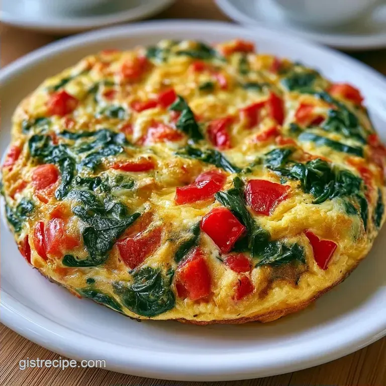 Easy Breakfast Frittata with Spinach