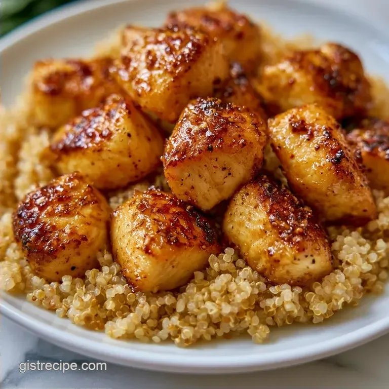 Easy Dinner Quinoa Bowl with Seared Chicken