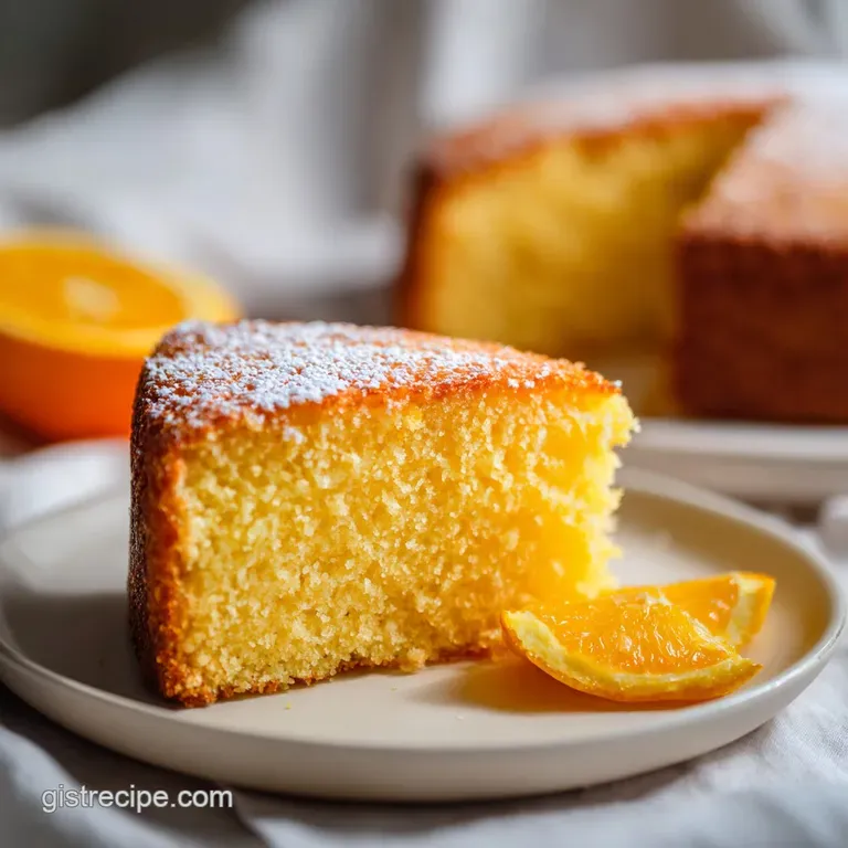 Easy Moist Orange Cake: A Zesty Citrus Treat