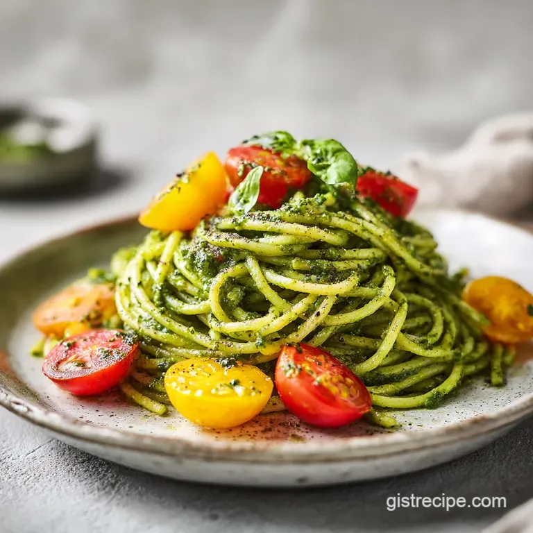 Easy Pesto Pasta Recipe: Fresh and Vibrant