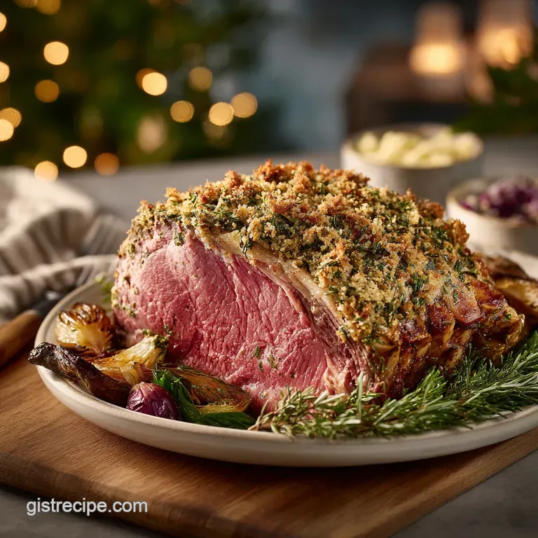 Herb Crusted Prime Rib Roast