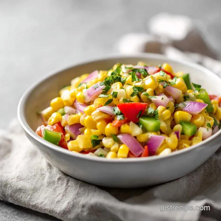 Fresh Corn Salsa: Zesty and Crisp