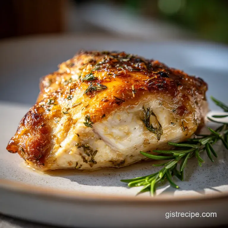 Split Chicken Breast Recipe with Garlic and Herbs