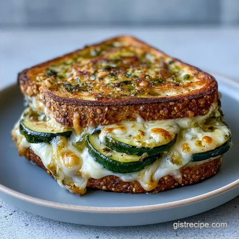 Grilled Cheese with Zucchini with Parmesan