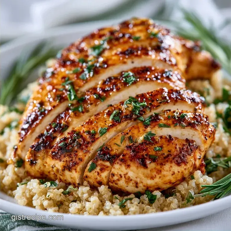 Healthy Grilled Chicken Quinoa Bowl
