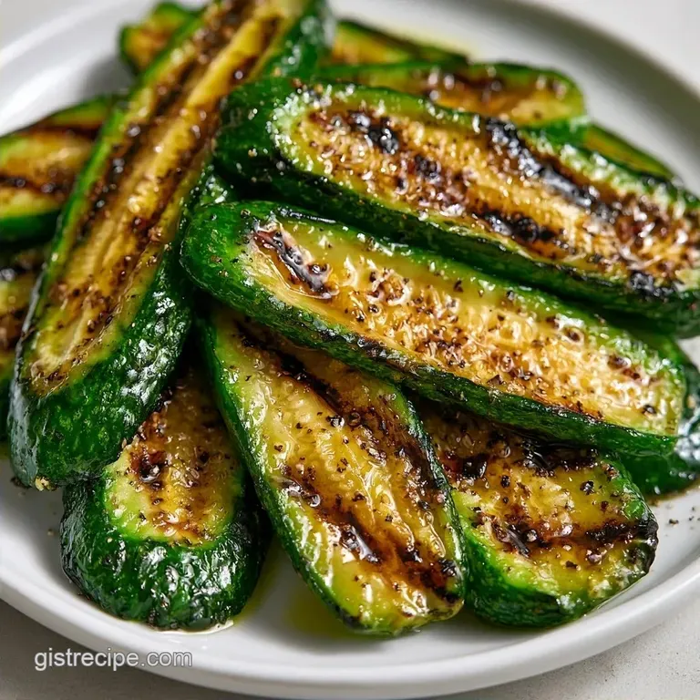 Mediterranean Grilled Zucchini Salad
