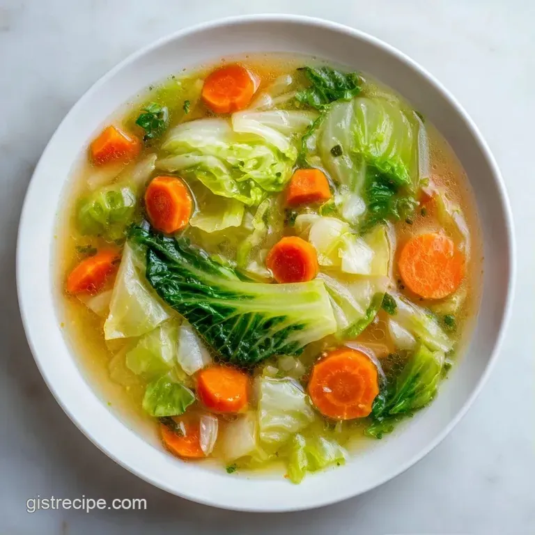 A white ceramic bowl filled with colorful root vegetables and shredded cabbage, topped with a sprig of fresh parsley.