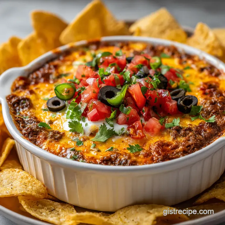 Hot Taco Dip Recipe Party Food