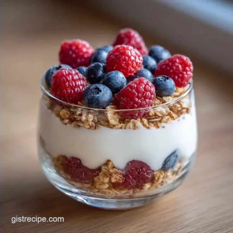 Individual Graduation Parfait Cups: Yogurt and Berry