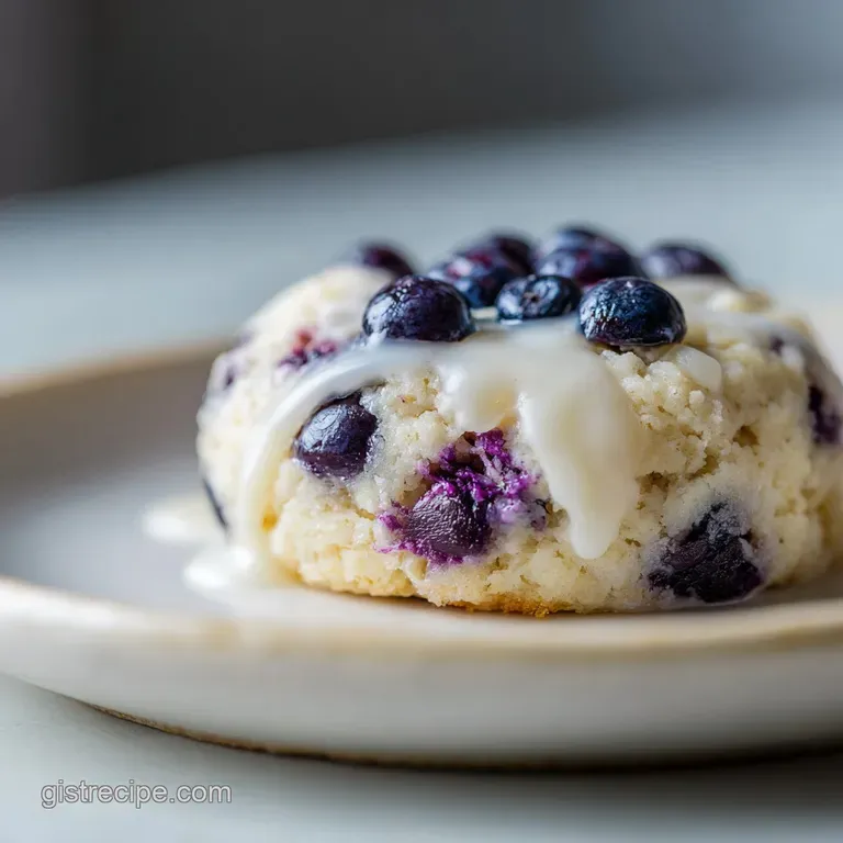 Lemon Blueberry Cookies With Jammy Centers