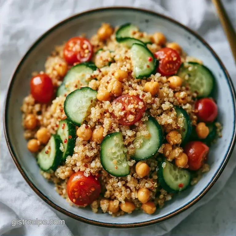 Mediterranean Lemon Quinoa Bowl
