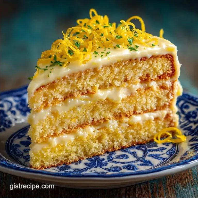 Lemon Zest Birthday Cake: Cloud-Like Crumb