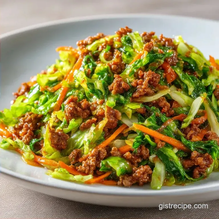 Cabbage Skillet: Low Carb and Savory