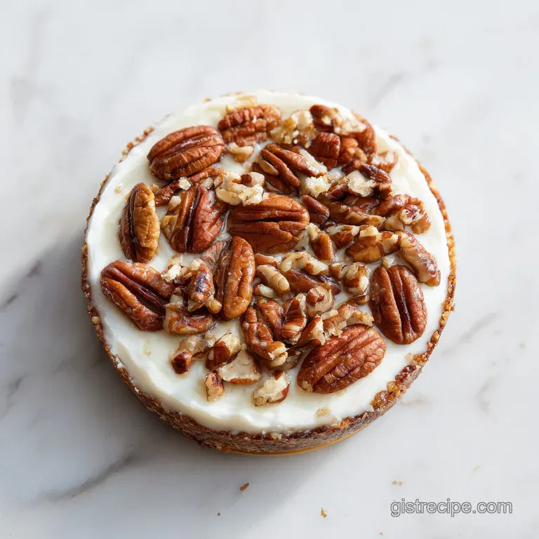 Elegant slice of creamy pie topped with toasted pecans and a dollop of fluffy whipped cream on a ceramic saucer.