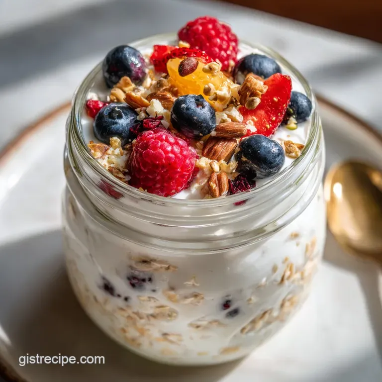 Overnight Oats with Yogurt: Creamy & Tangy
