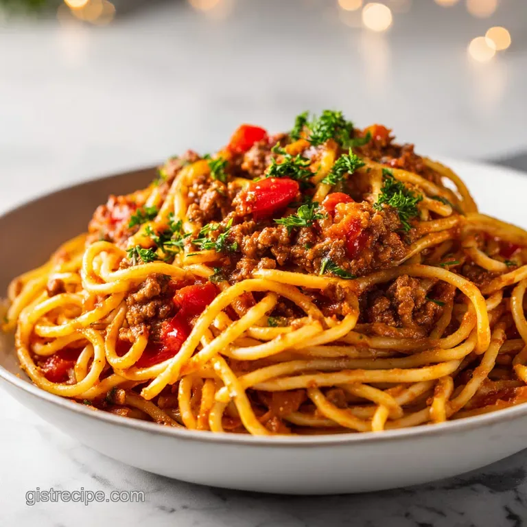 One Pot Instant Pot Spaghetti