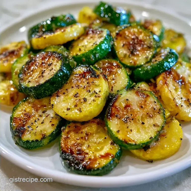Crispy Oven Grilled Zucchini and Squash