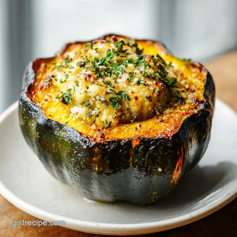 Parmesan Herb Roasted Acorn Squash