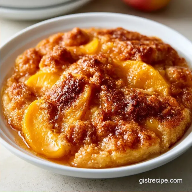 Old Fashioned Peach Cobbler with Pie Crust
