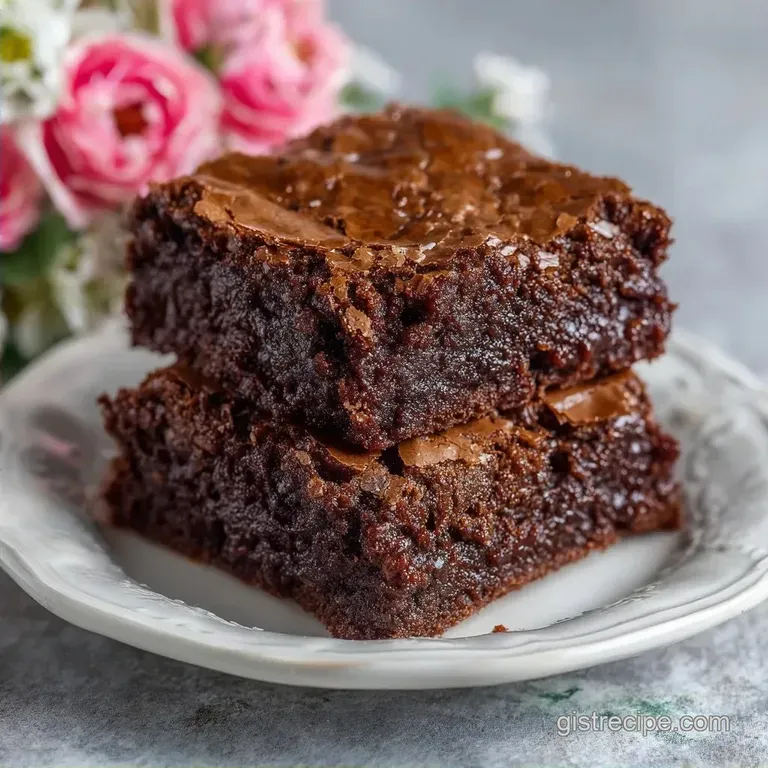 Quick Graduation Party Brownies: Rich and Fudgy