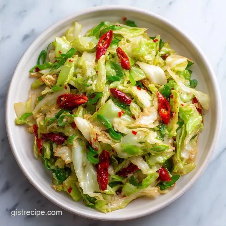 Quick Spicy Cabbage Stir Fry: Crisp and Charred