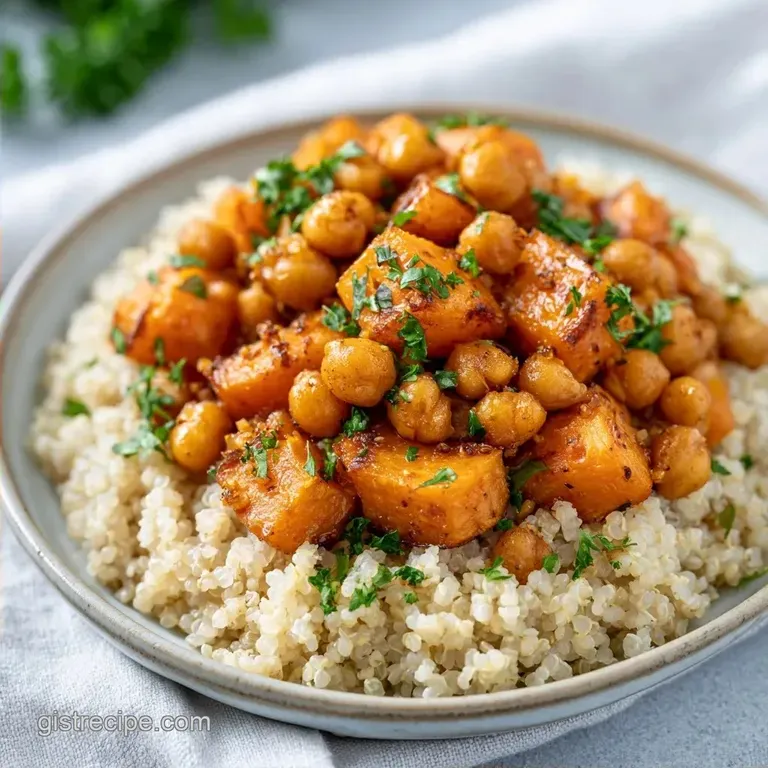 Roasted Vegetarian Quinoa Buddha Bowl