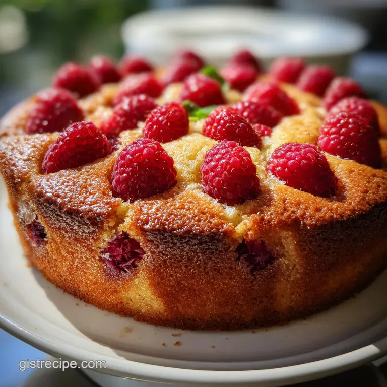 Raspberry Buttermilk Cake Recipe