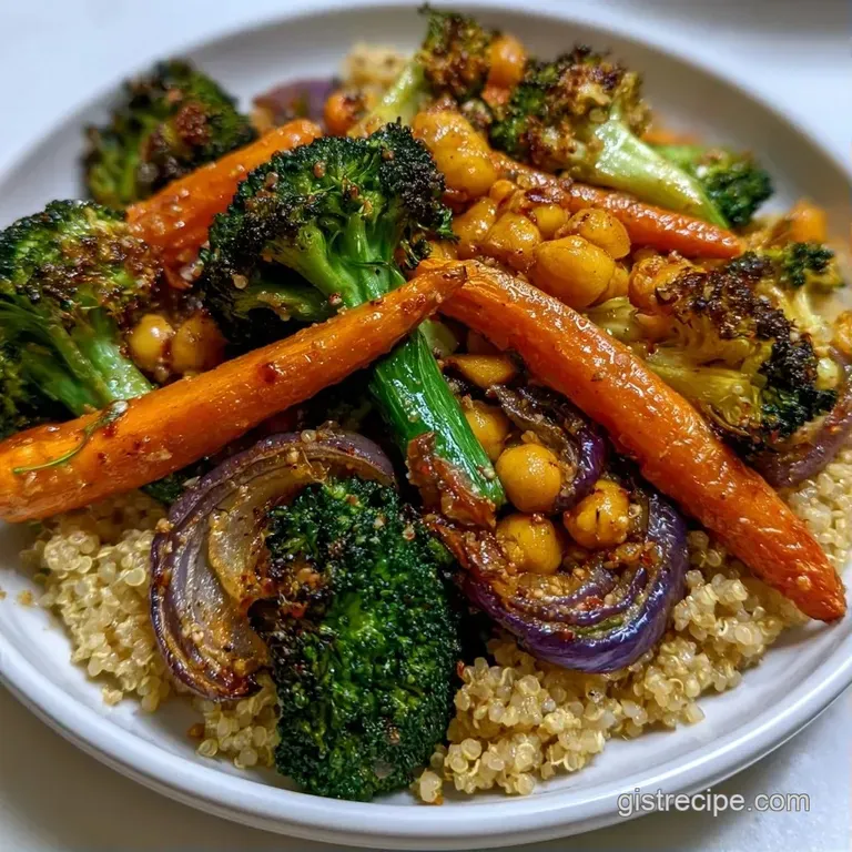 Neatly arranged meal prep container featuring colorful roasted roots, fluffy quinoa, and a slice of zesty fresh lime