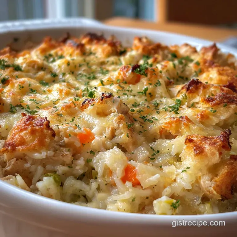 Simple Turkey and Rice Casserole Dinner