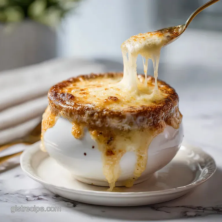 Slow Cooker French Onion Soup: Velvety and Rich