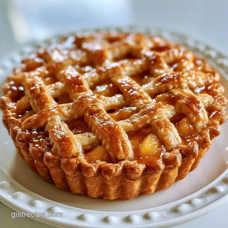 Old Fashioned Spiced Peach Pie