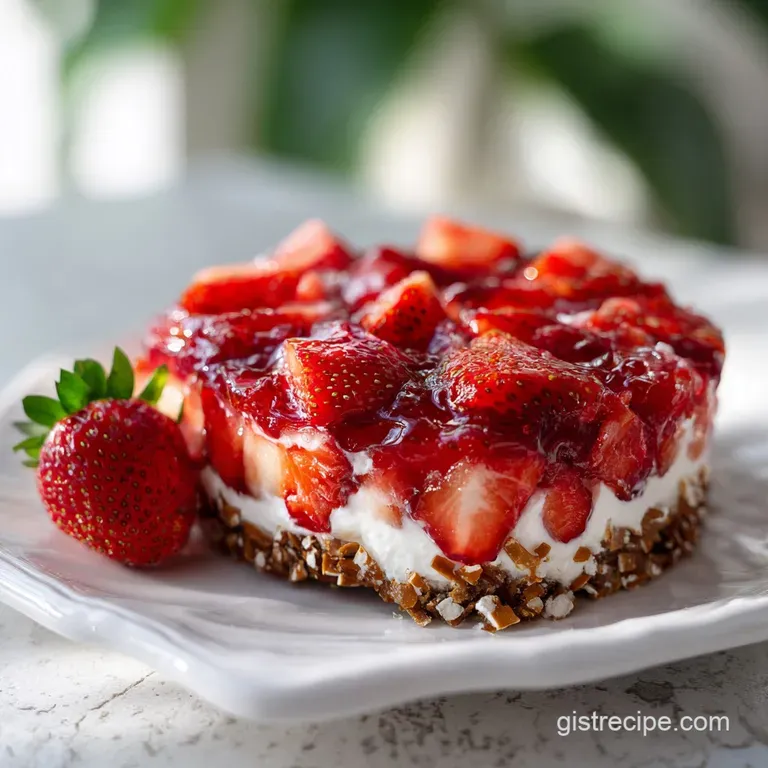 Strawberry Jello Salad Recipe: Salty Crust