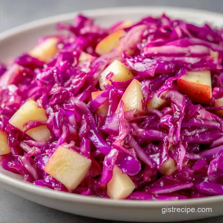 Sweet Sour Red Cabbage: Tender and Tangy