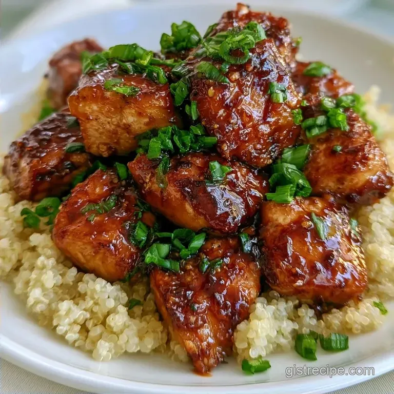 Healthy Teriyaki Chicken Quinoa Bowl