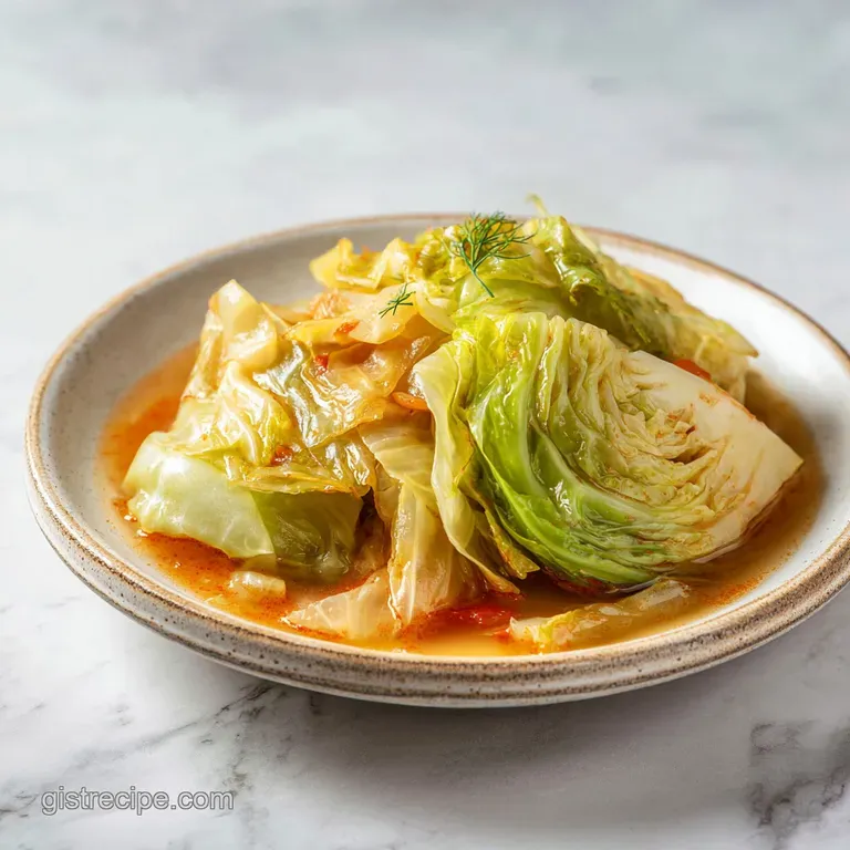 A rustic bowl overflowing with rich beef stew, garnished with vibrant green herbs.
