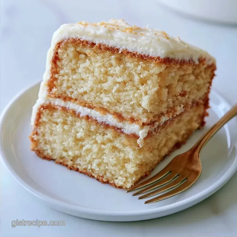 Traditional Vanilla Layer Cake: Silky and Tender
