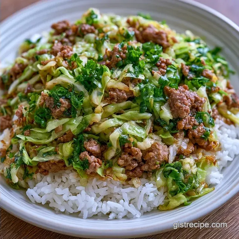 Old Fashioned Unstuffed Cabbage Roll: Savory Skillet