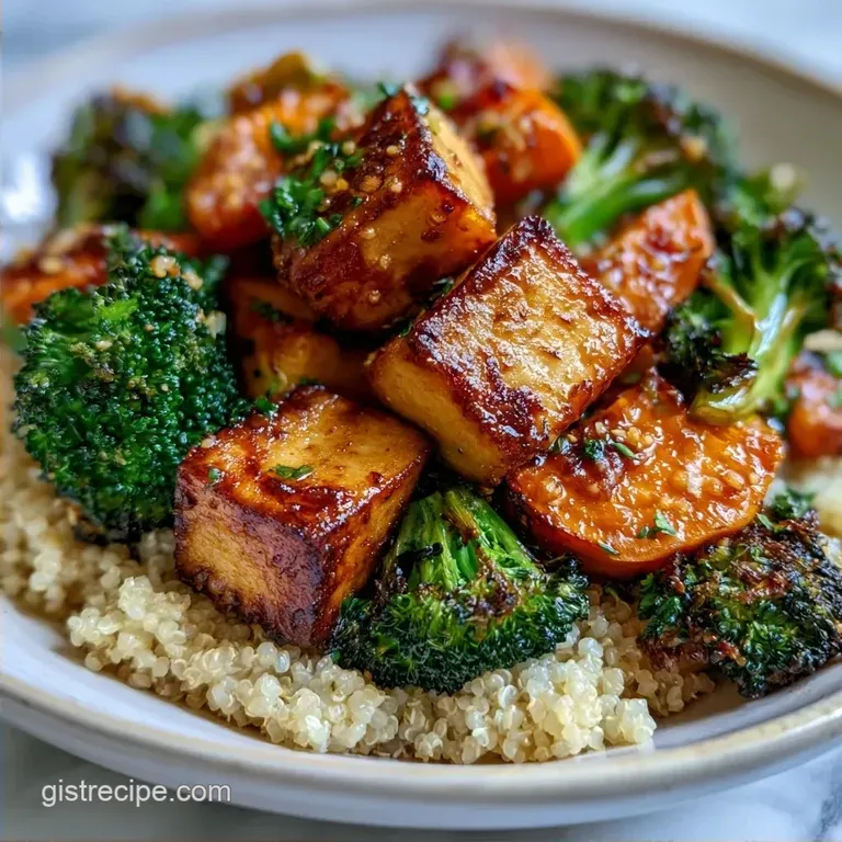 High Protein Vegan Quinoa Bowl