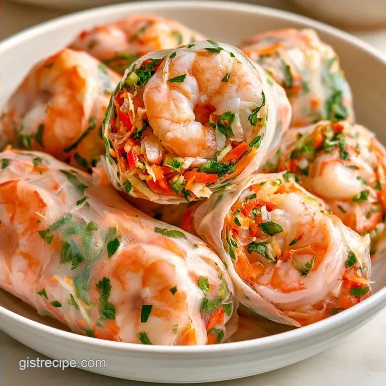Rice Paper Rolls with Shrimp