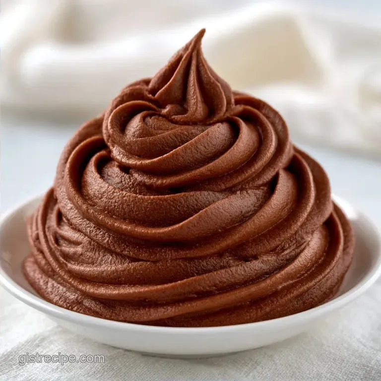 Whipped Chocolate Frosting: Silky and Light